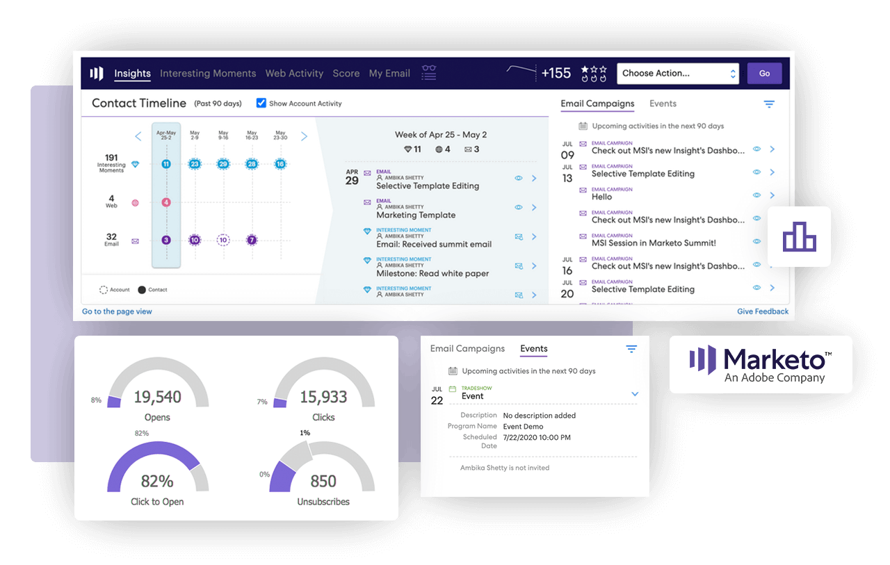 Configure multiple options to sync your event data