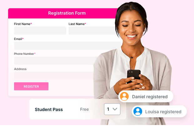 Effortlessly Manage Attendee Registrations