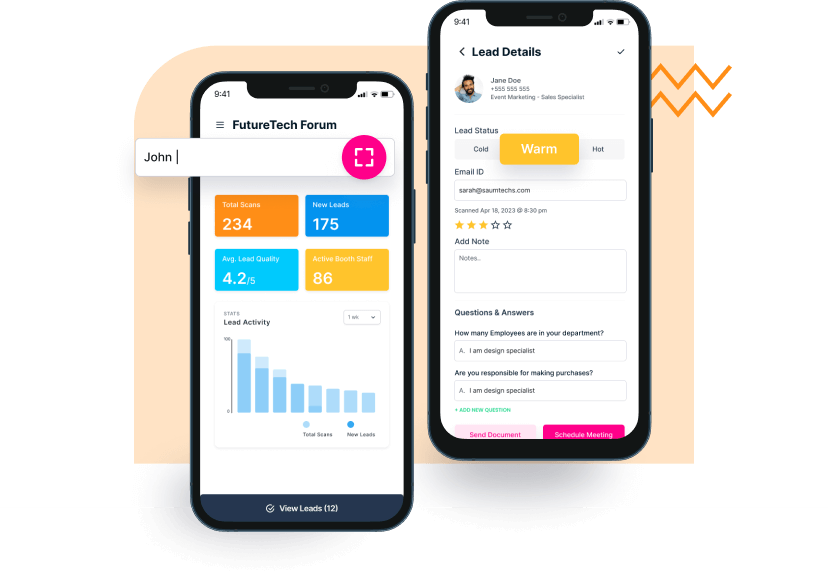Efficient Lead Retrieval and Post-Event Networking