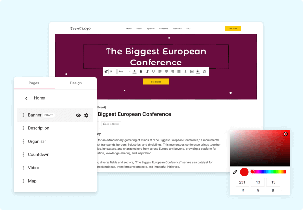 Customizable Event Registration That Fits Your Needs