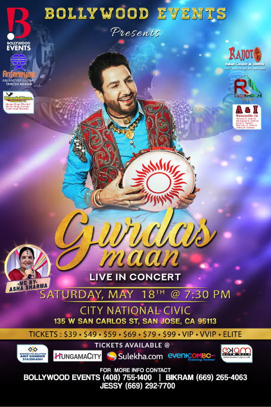 Gurdas Mann Live in Concert in Bay Area