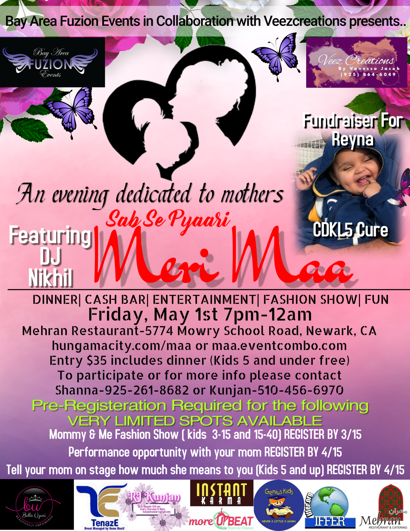 Meri Maa-An evening dedicated to mothers~Fundraiser for Baby Reyna