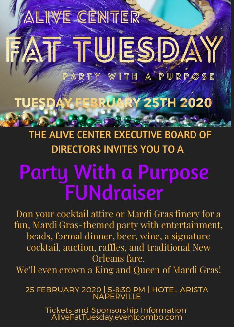 Alive Center Fat Tuesday FUNdraiser