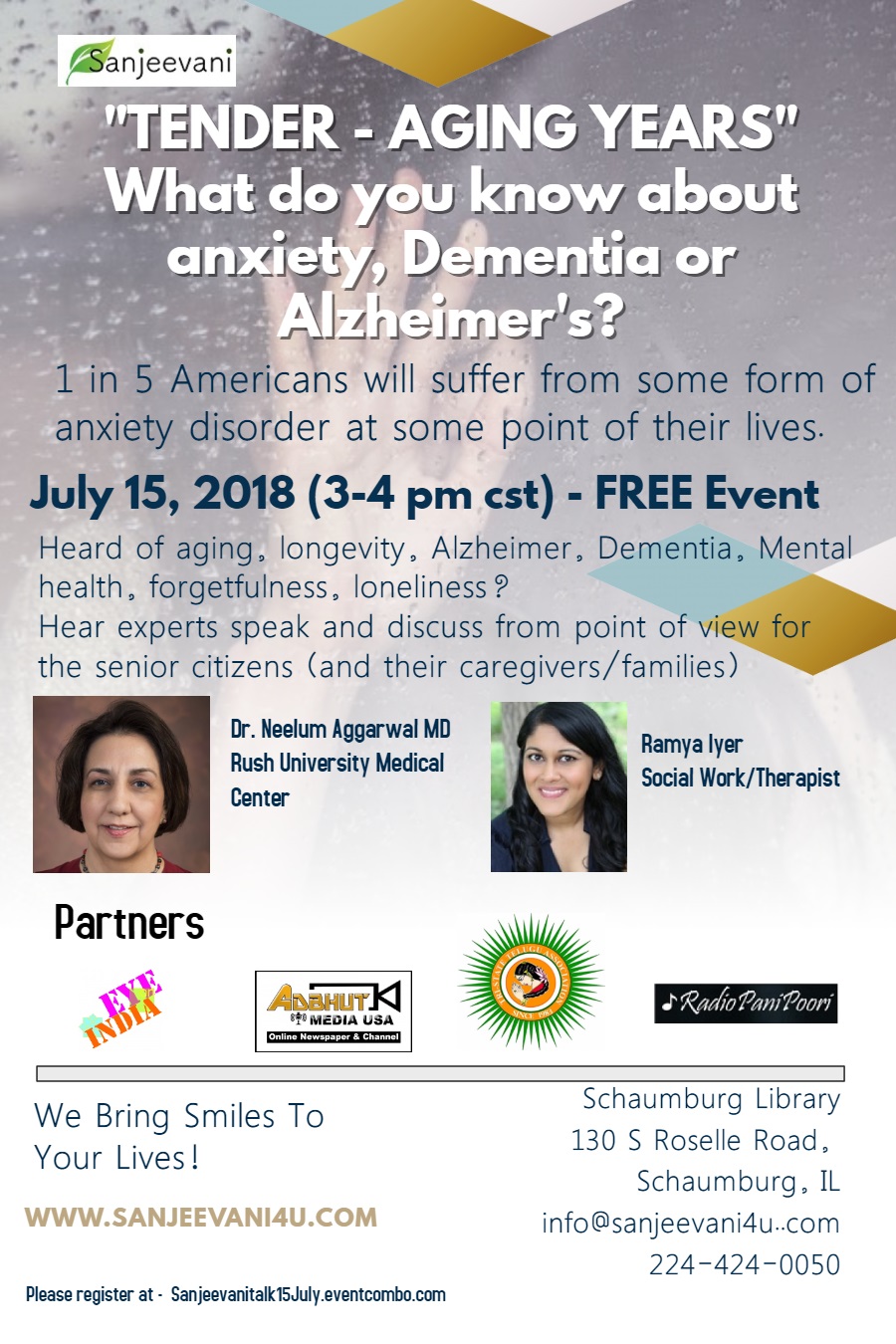 Tender - Aging Years (talk focused on senior wellness) Tender - Aging Years (talk focused on senior wellness)