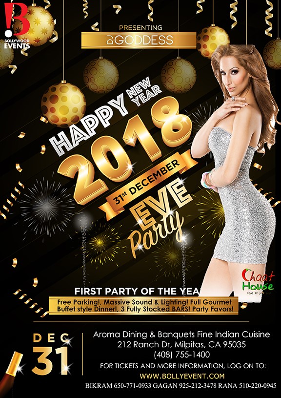 New Year’s Eve Party 2018 in Bay Area with Jessica: DJ Goddess
