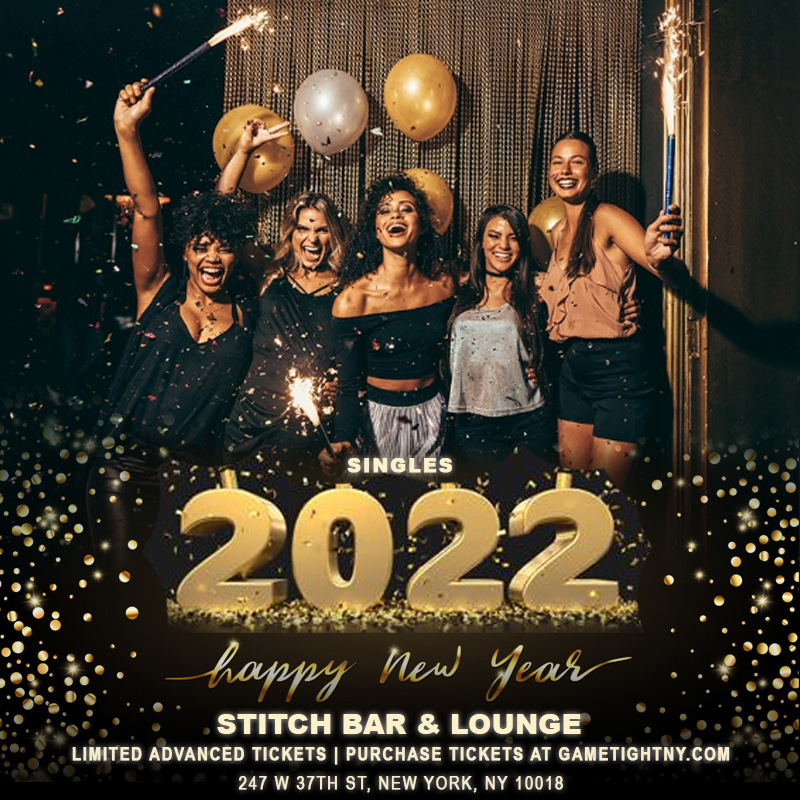 Stitch NYC New Year's Eve Singles Openbar Party 2022