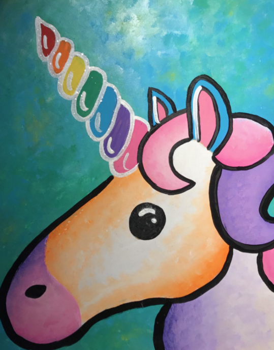 Unicorn Family Paint Day!
