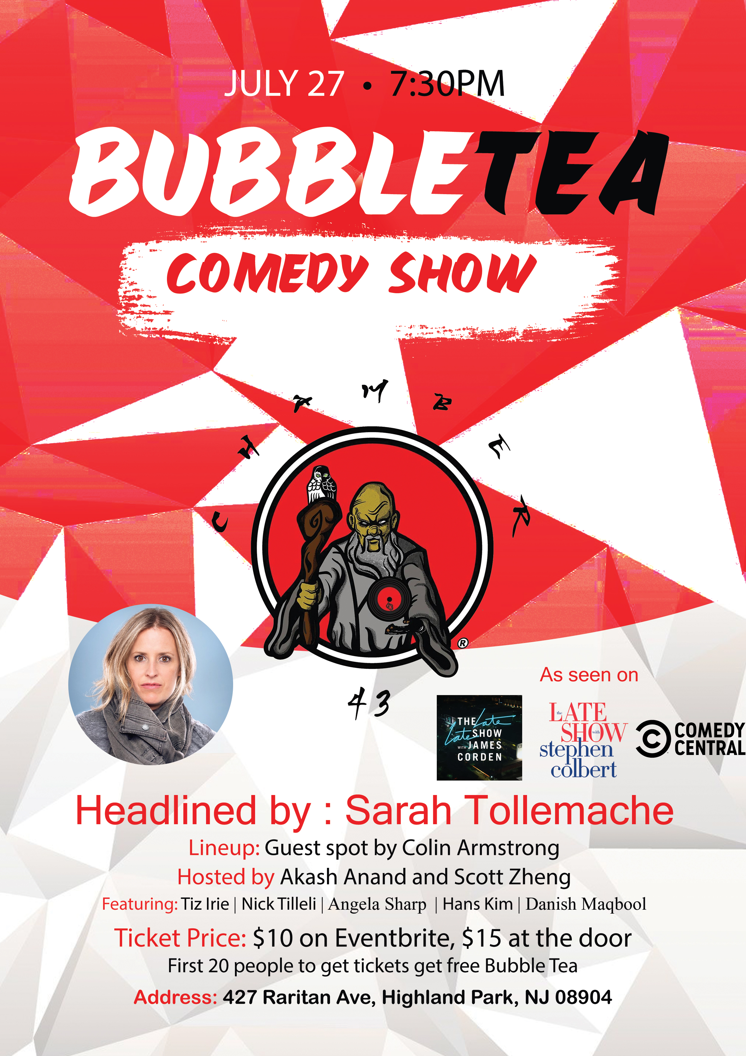 Bubble Tea Comedy Show Bubble Tea Comedy Show