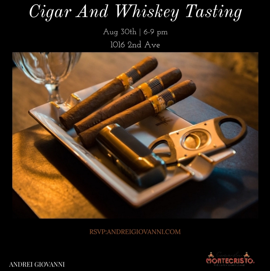 Cigars, Whiskey, And Suits With Andrei Giovanni Cigars, Whiskey, And Suits With Andrei Giovanni