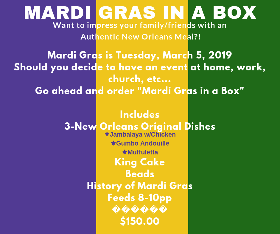 Mardi Gras in a Box