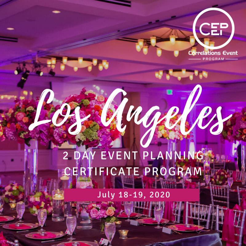 2 Day Los Angeles Event Planning Certificate Program