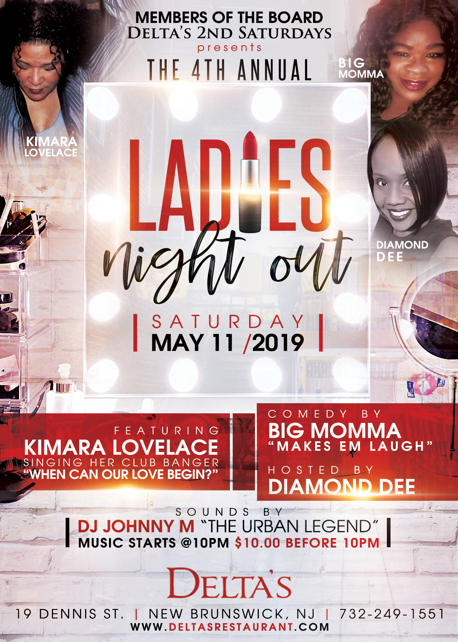 Ladies Night with Kimara Lovelace and Big Momma 2019 Ladies Night with Kimara Lovelace and Big Momma 2019