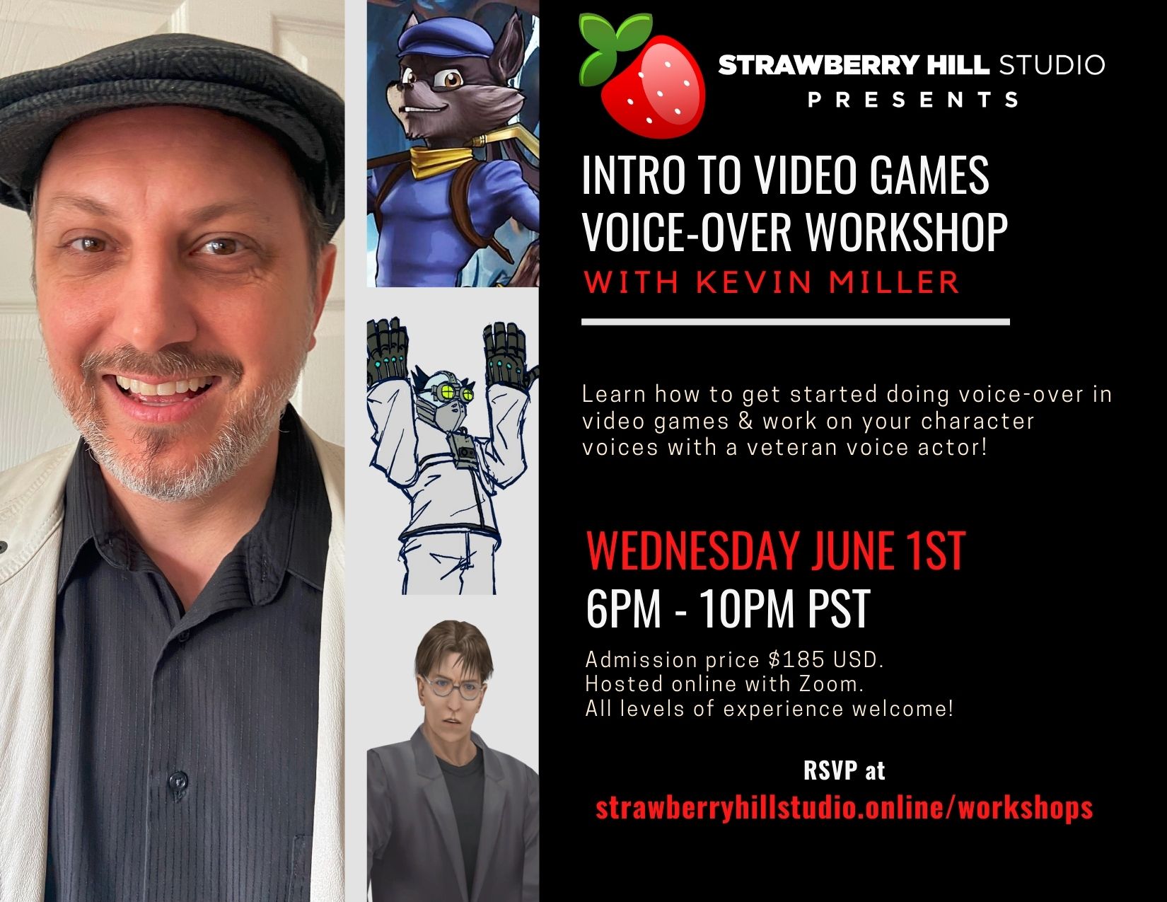 Intro to Video Games Voice-Over Workshop w/ Kevin Miller