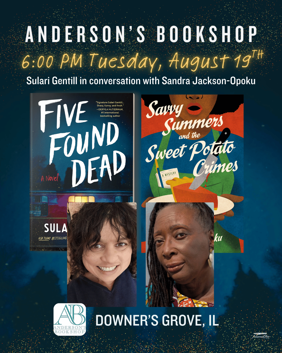 Author Event with Sulari Gentill/Five Found Dead