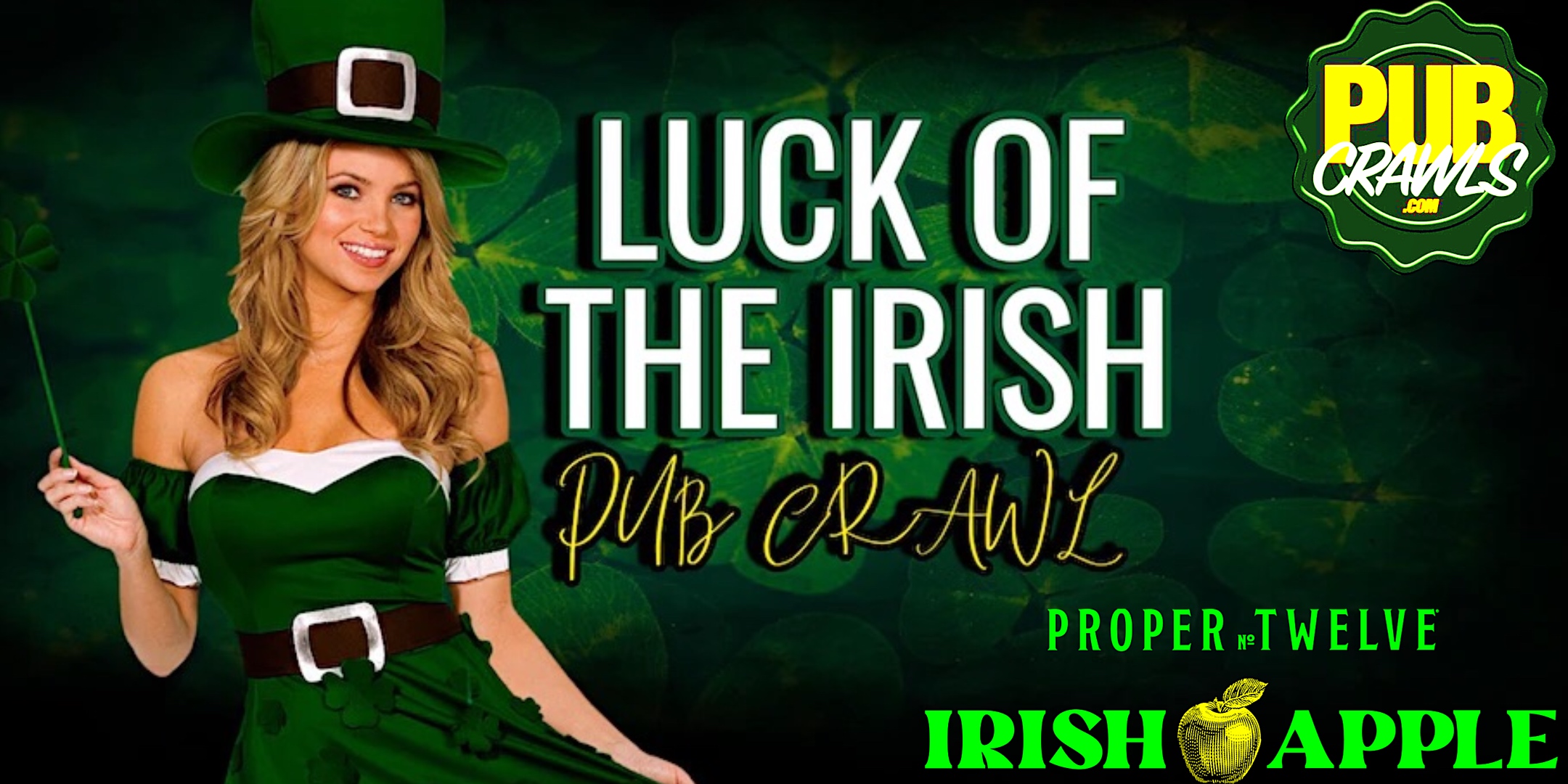 Dallas Luck of the Irish St Patrick's Day Weekend Bar Crawl
