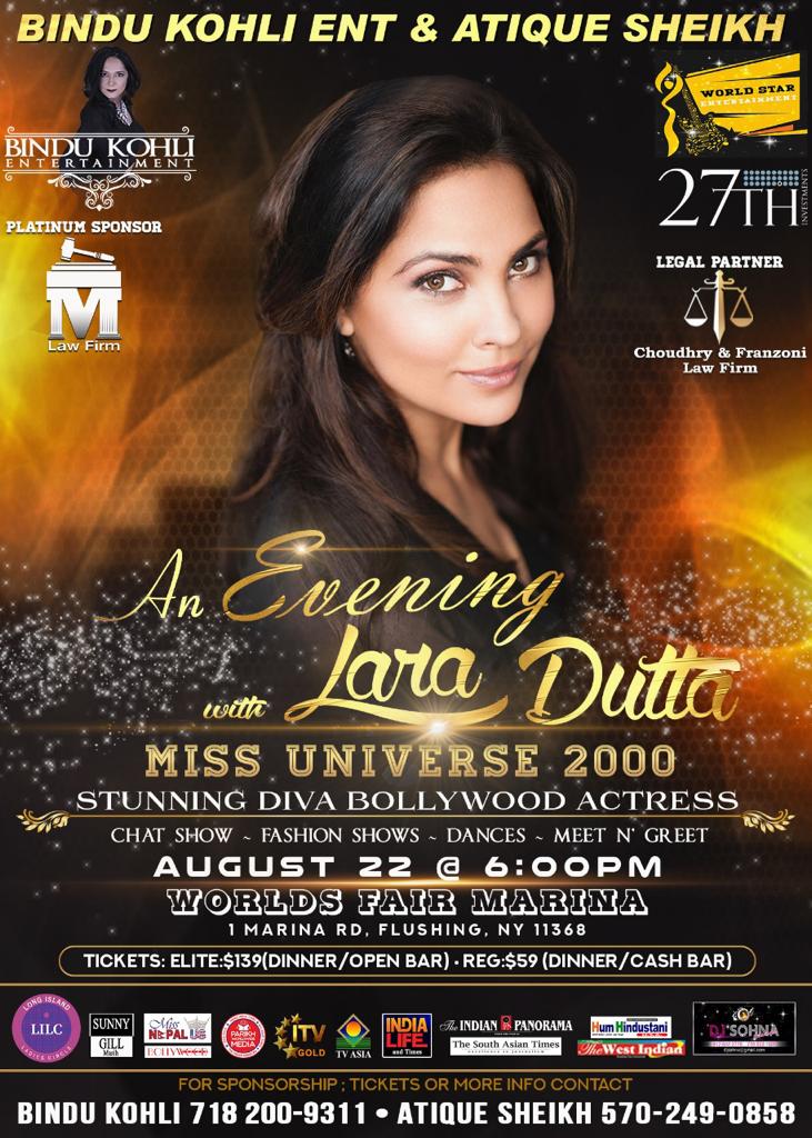 An Evening With Lara Dutta in New York