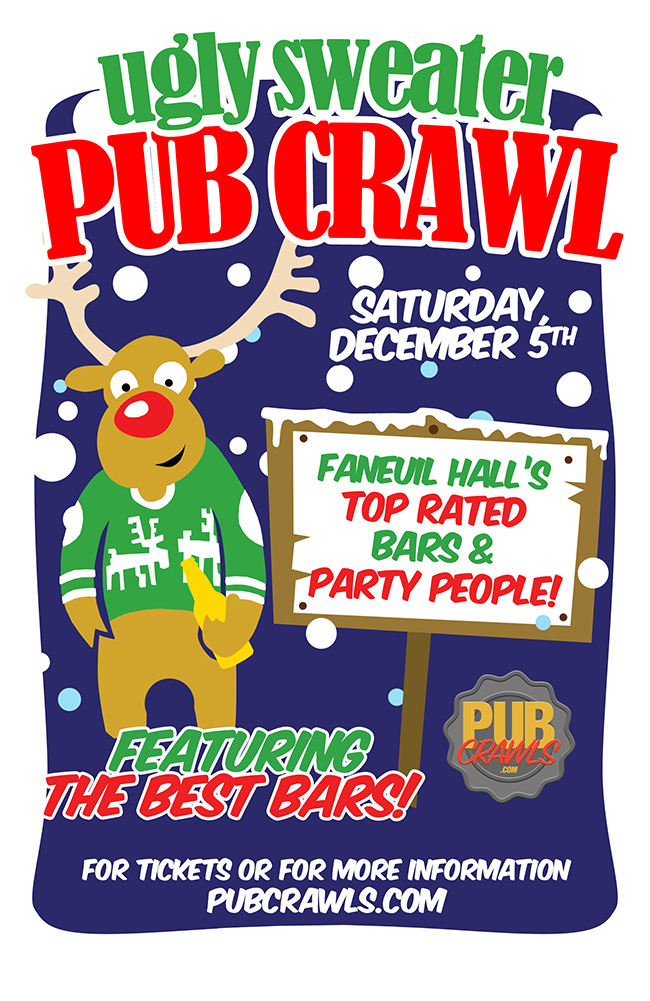 Boston Faneuil Hall Ugly Sweater Bar Crawl Boston Faneuil Hall Ugly Sweater Bar Crawl