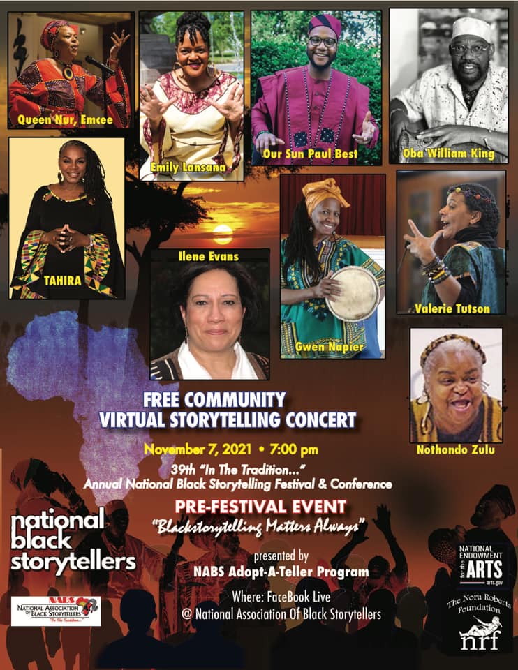 Pre-Festival FREE Virtual Community Storytelling Concert