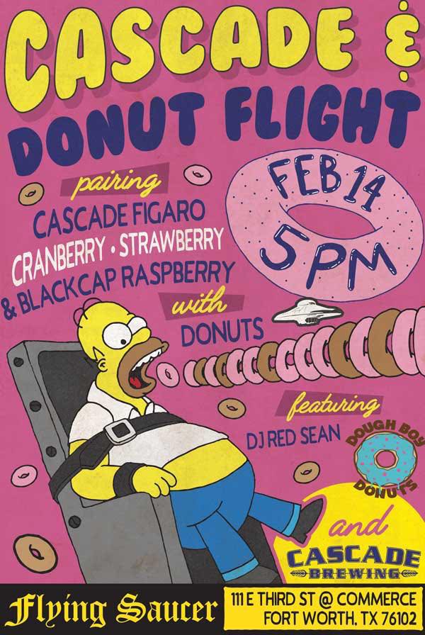 Cascade and Donut Flight featuring Dough Boy Donuts