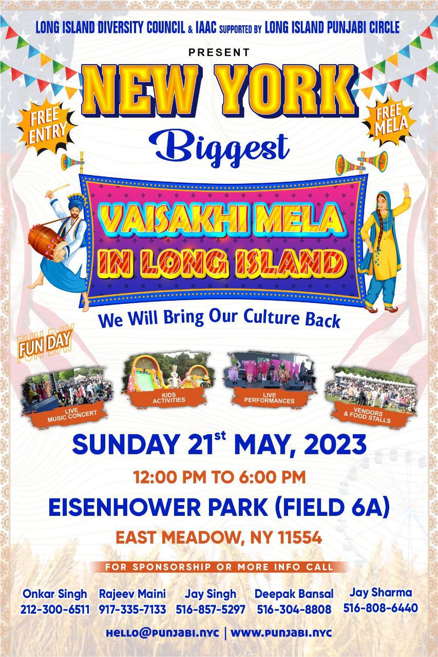 Indian Street Fair (Vaisakhi Mela) In Long Island *** Free Event*** Indian Street Fair (Vaisakhi Mela) In Long Island *** Free Event***