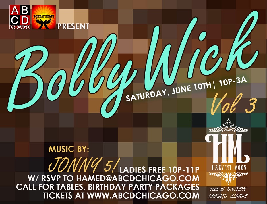 BollyWick Vol 3 - a Bollywood-Bhangra Dance Party