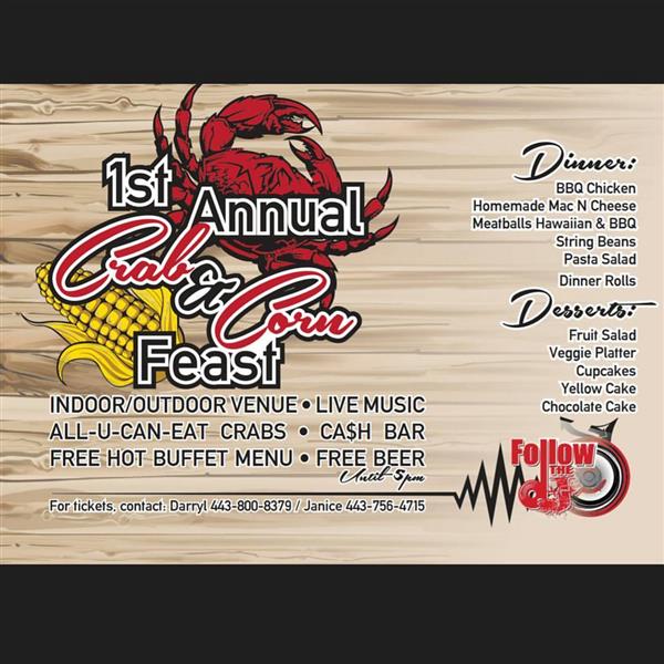 FollowTheDj Presents 1st Annual Crab & Corn Feast