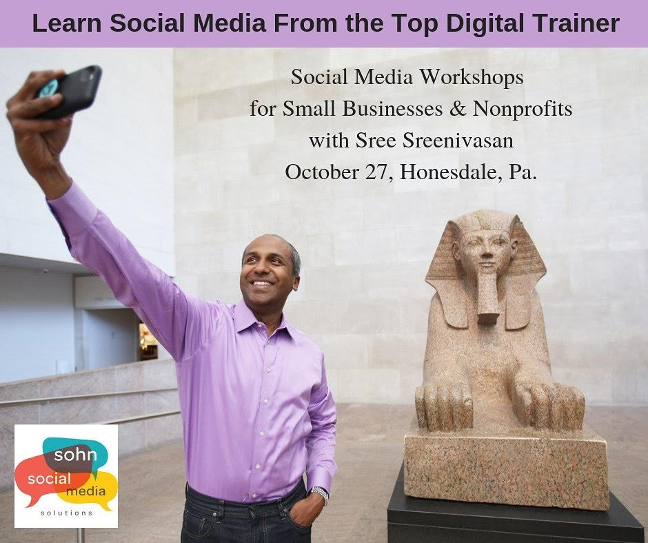 Sree's Social Media for Non-profits Workshop, PA