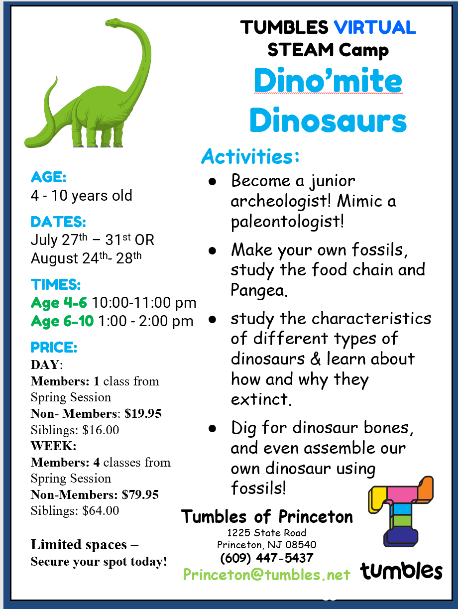 dinosaur summer camp ideas