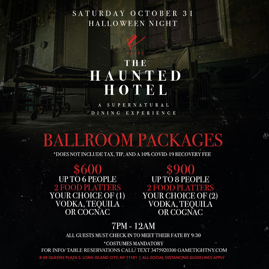 Ravel Hotel Halloween Ballroom Party 2020