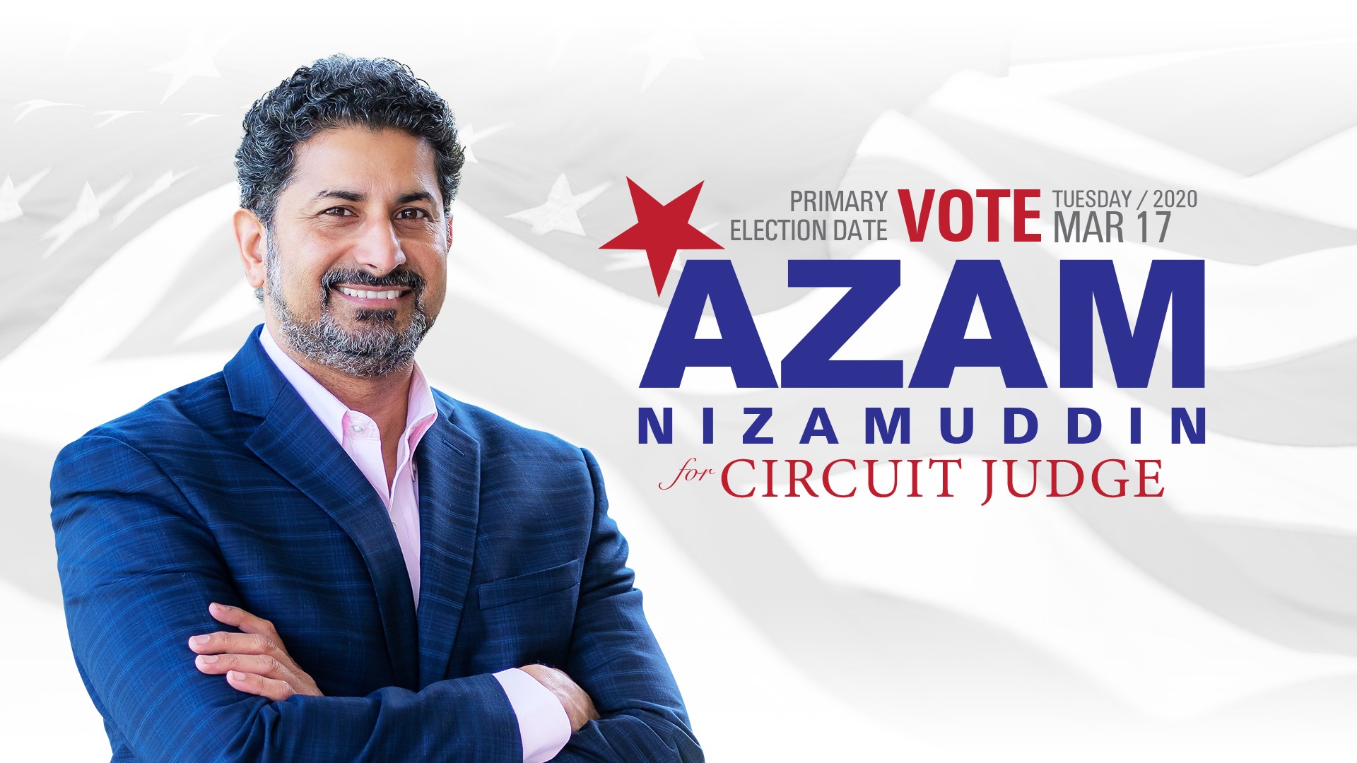 Kickoff Reception for Azam Nizamuddin for Circuit Judge with  elected officials and friends