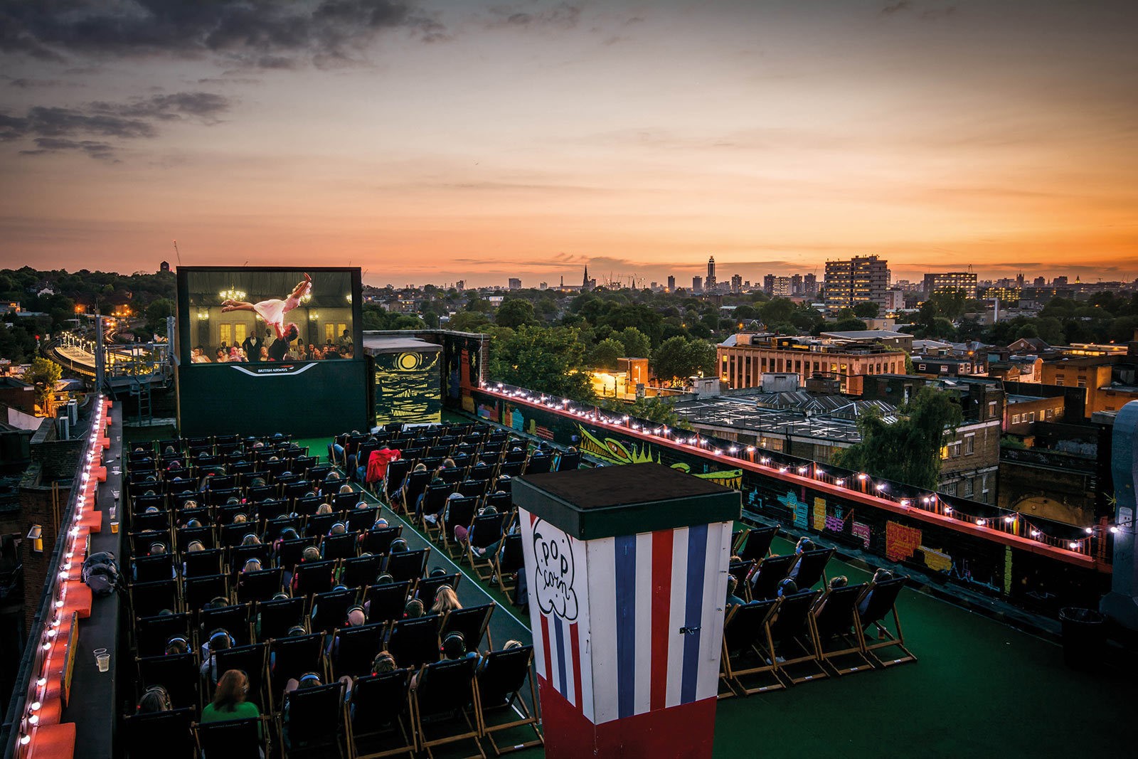 Experience the Movie Outdoors with LA’s Rooftop Cinema Club