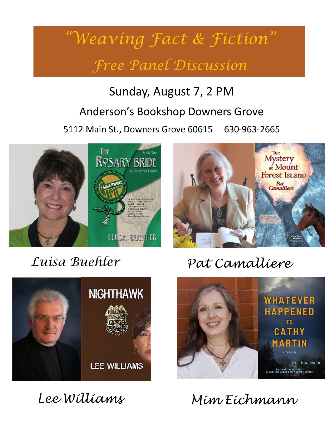 In-Person Event: Local Author Showcase