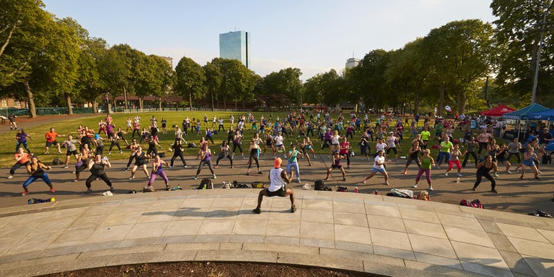 Zumba on the Esplanade