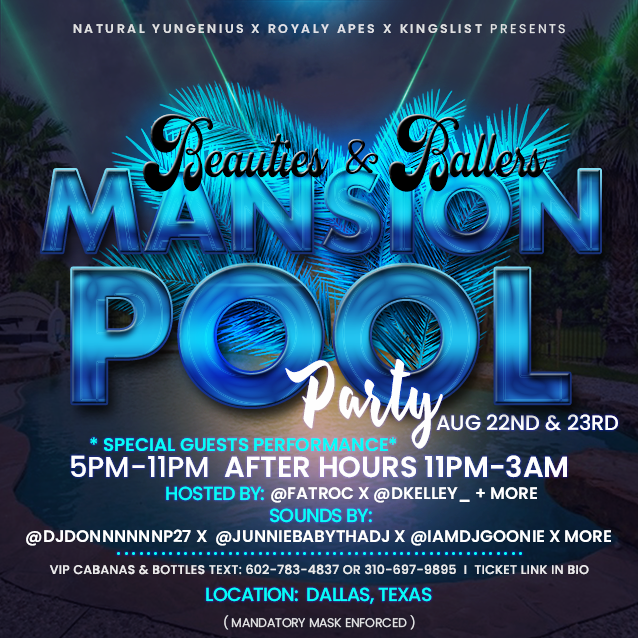 Beauties & Ballers Mansion Pool Party