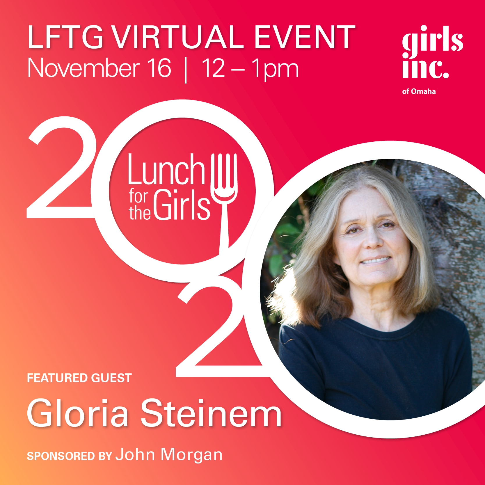 Lunch for the Girls 2020 with Gloria Steinem