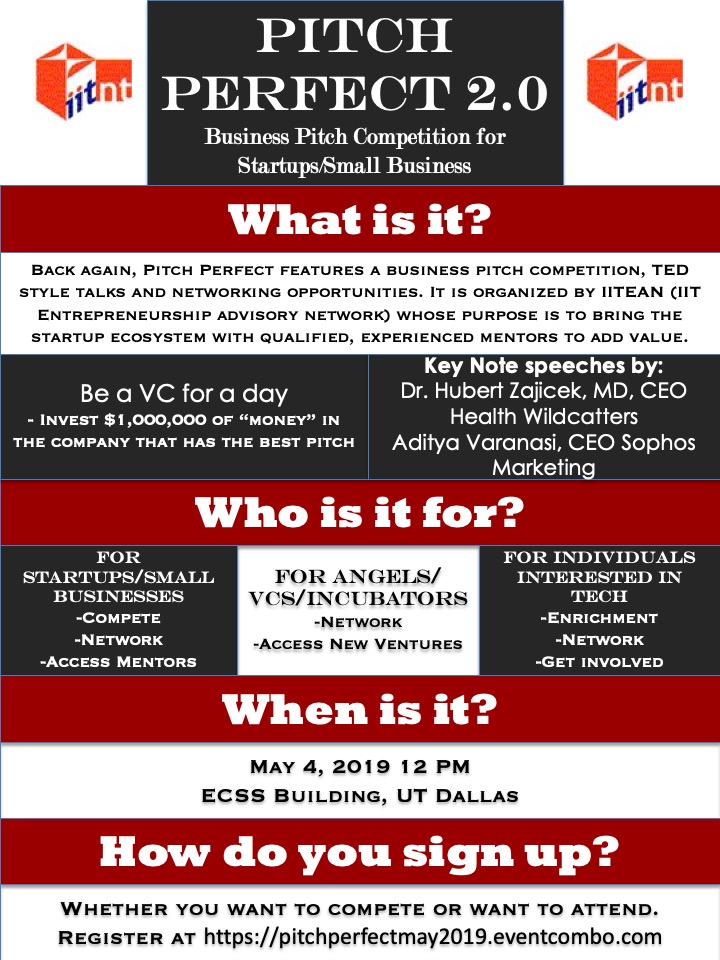 Pitch Perfect Business Pitch Competition for Startups/Small