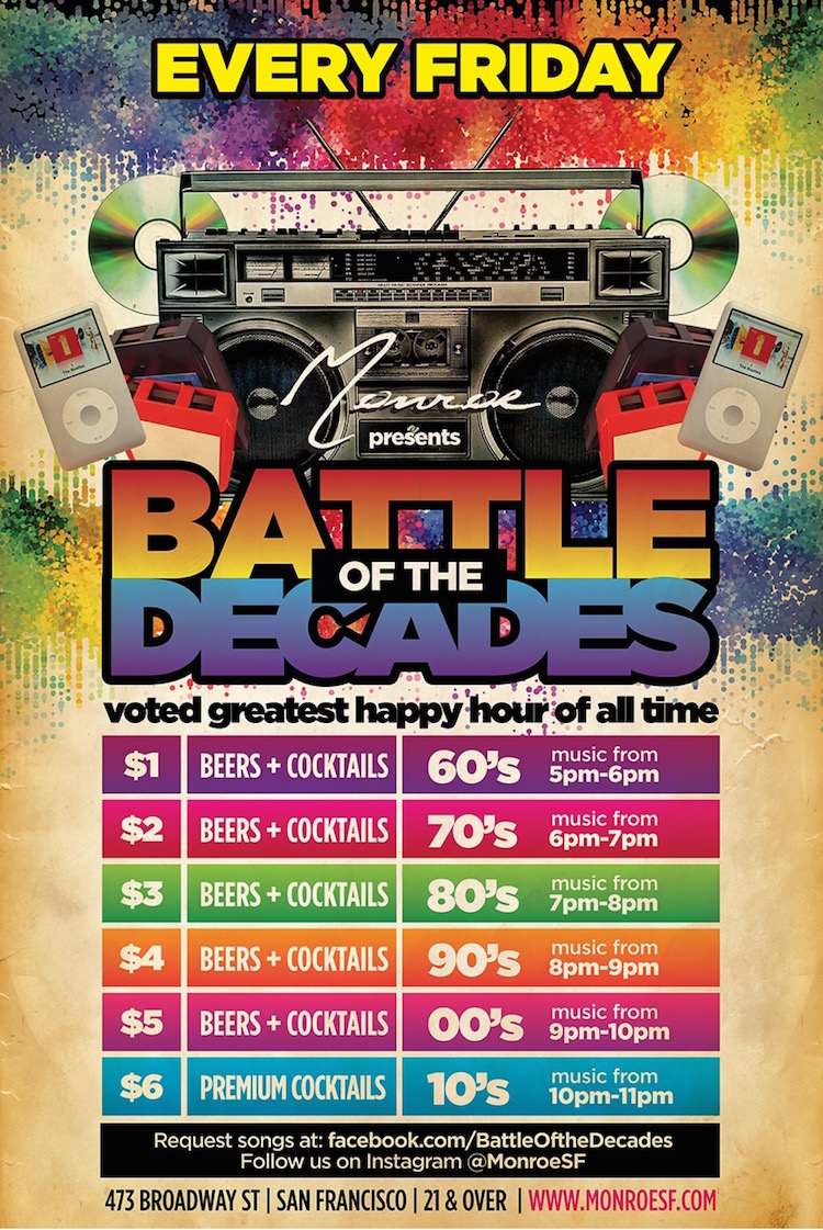 Battle of the Decades : 60s 70s 80s 90s Dance Party!