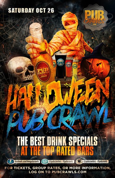 San Francisco HalloWeekend Fright Night Bar Crawl - Marina District