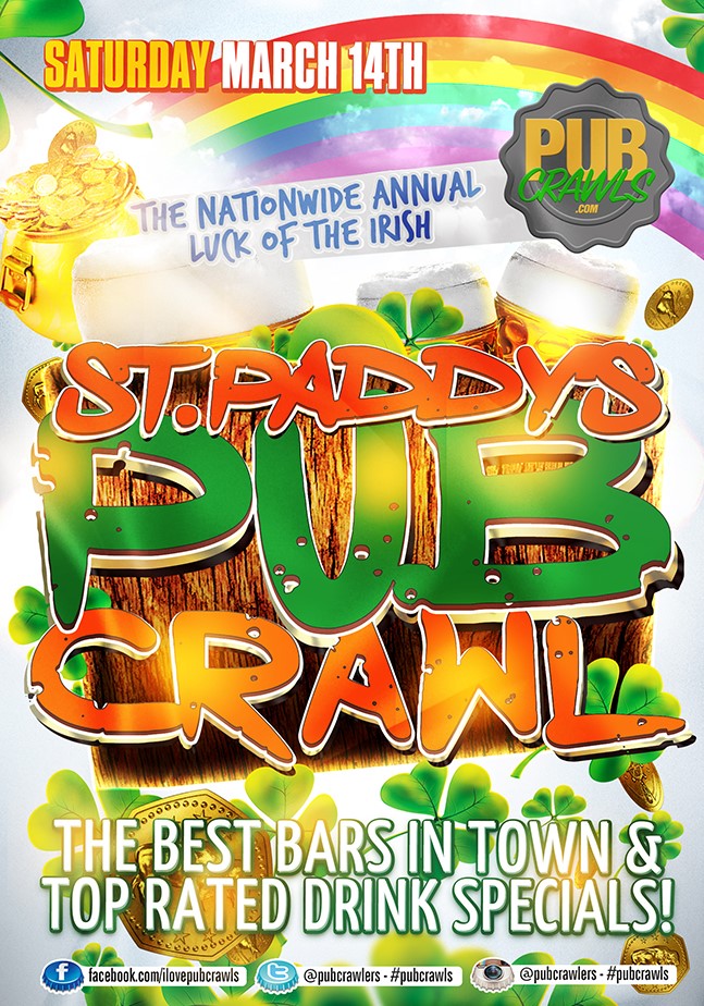 Chicago St Paddy's "Luck of the Irish" Pub Crawl 