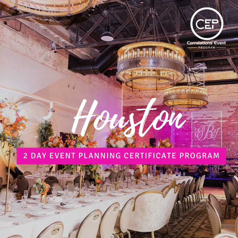 2 Day Houston Event Planning Certificate Program