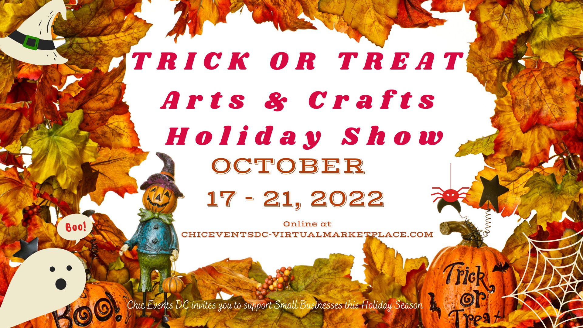 Trick or Treat Arts & Crafts Holiday Virtual Marketplace