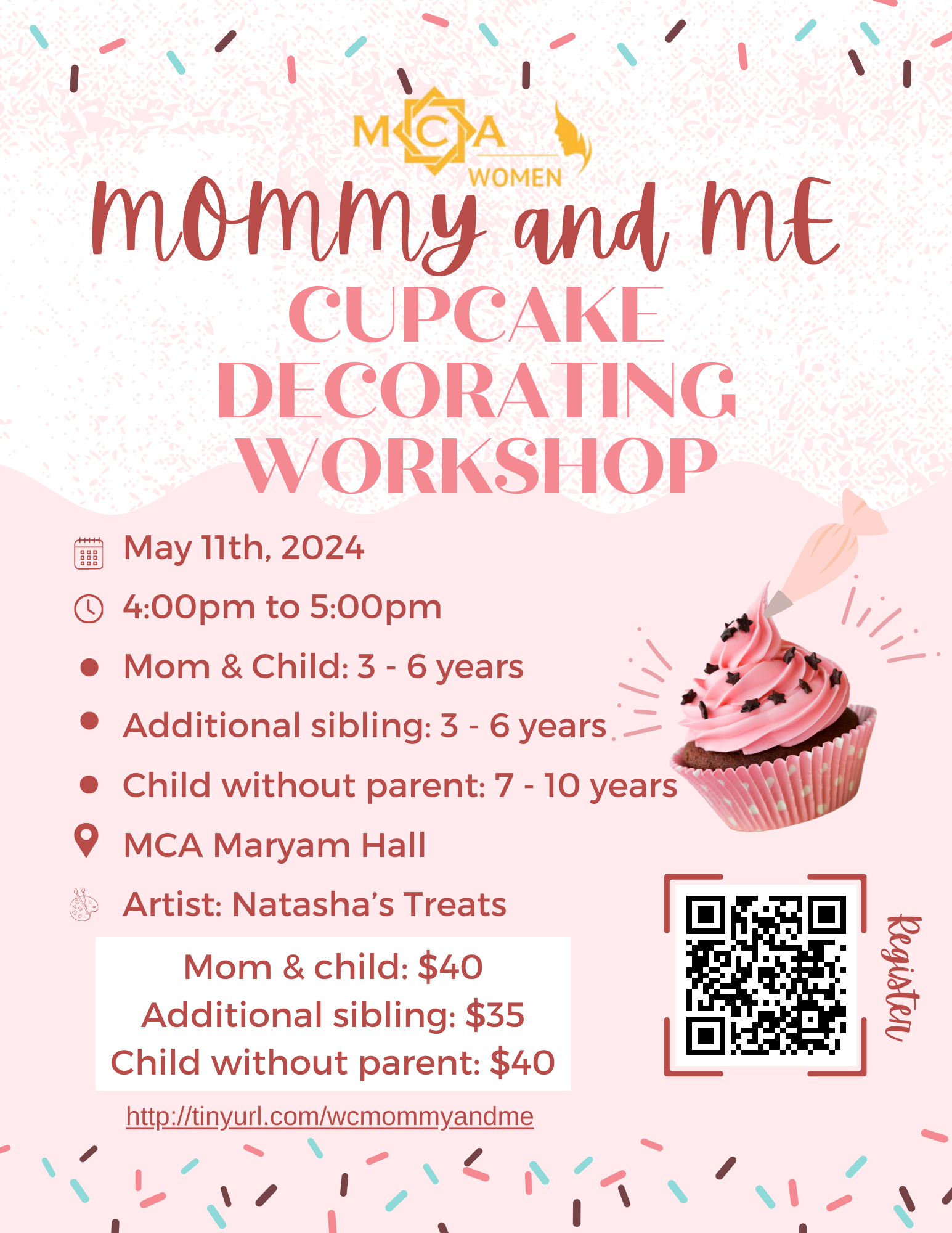 Mommy & Me Cupcake Decorating Workshop