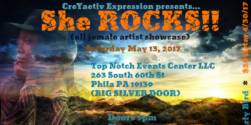 CreYaetiv Expression presents: She ROCKS!!