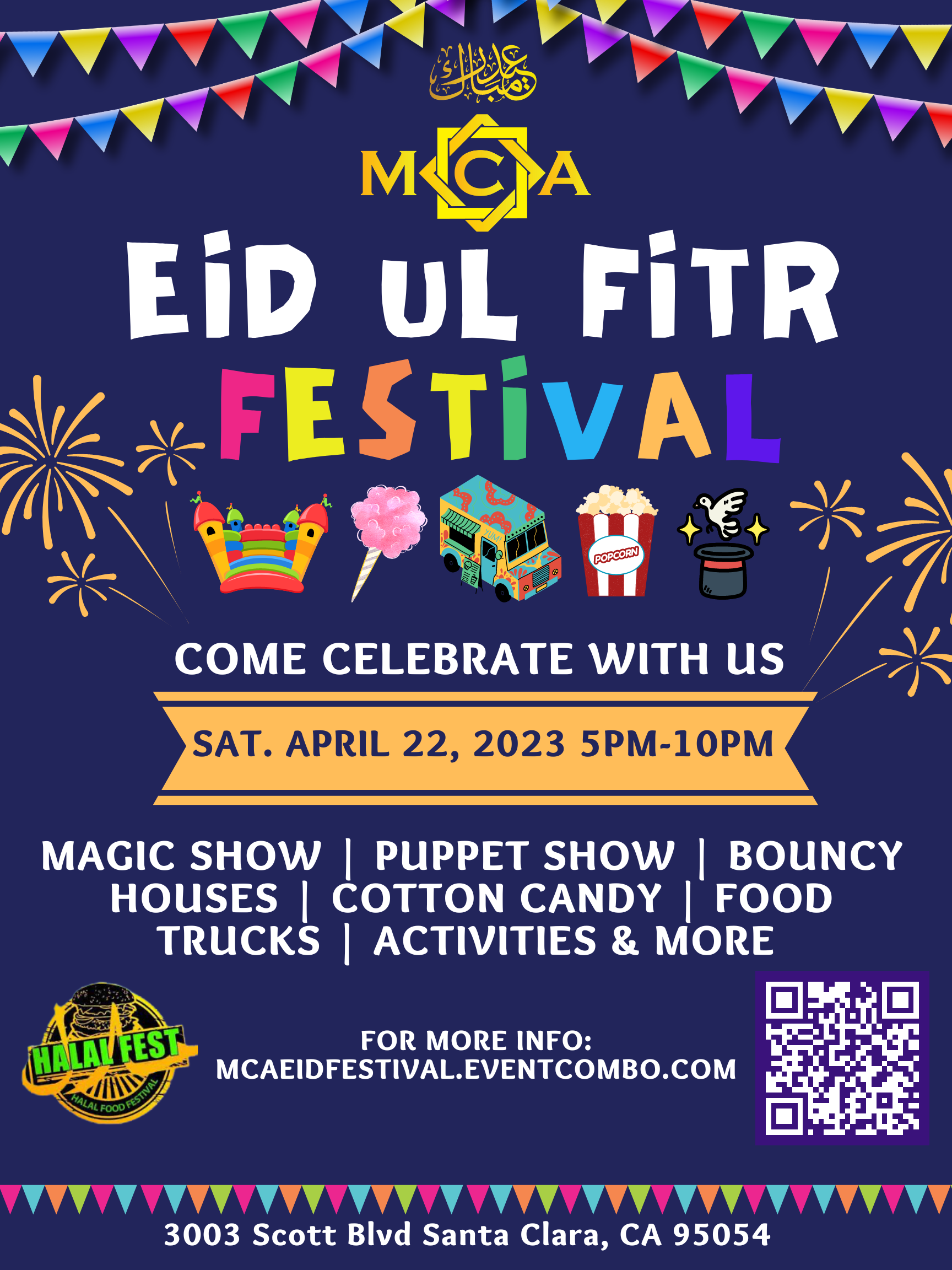 Eid Festival 2023 MCA x HalalFest April 22, 5PM-10PM