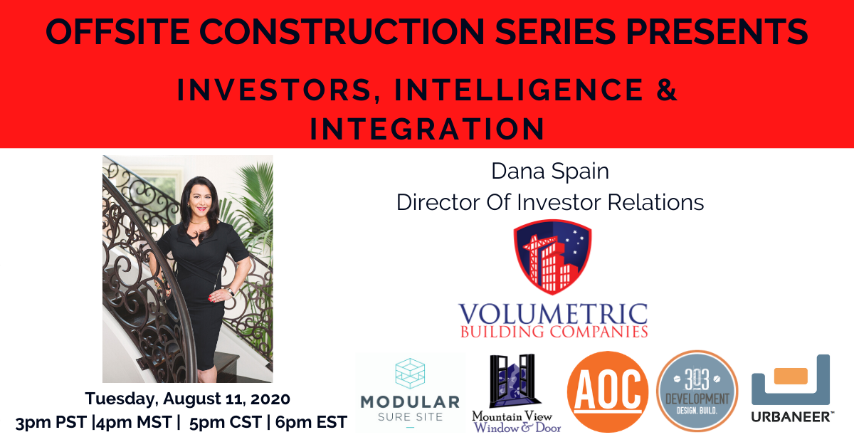 Investors, Intelligence & Integration - Offsite Construction Series