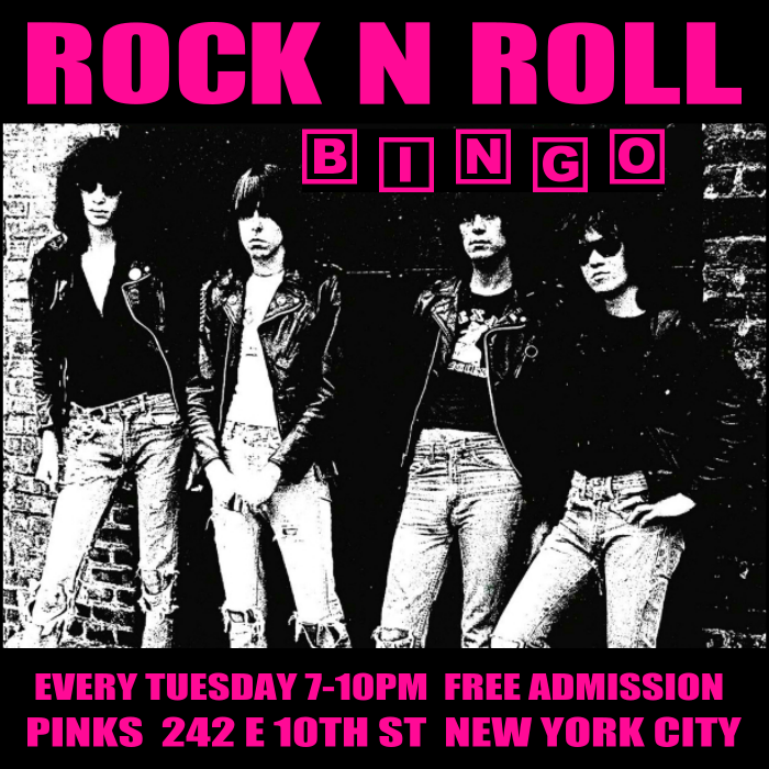 Rock N Roll Bingo - Pinks