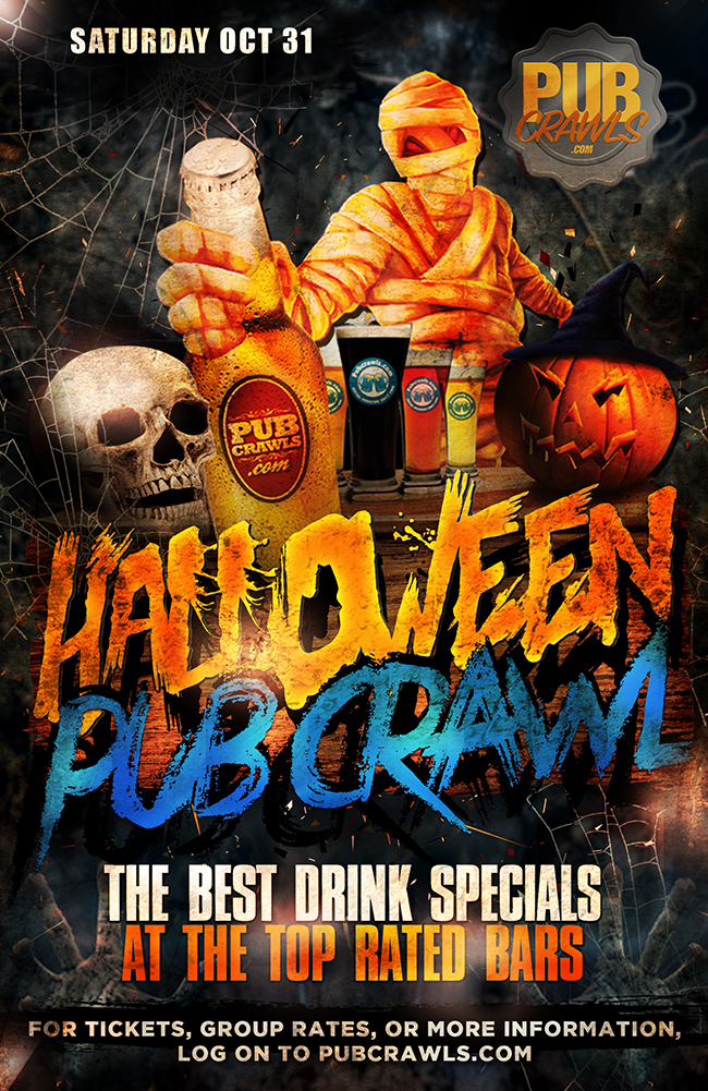 Houston Fright Night Halloween Bar Crawl