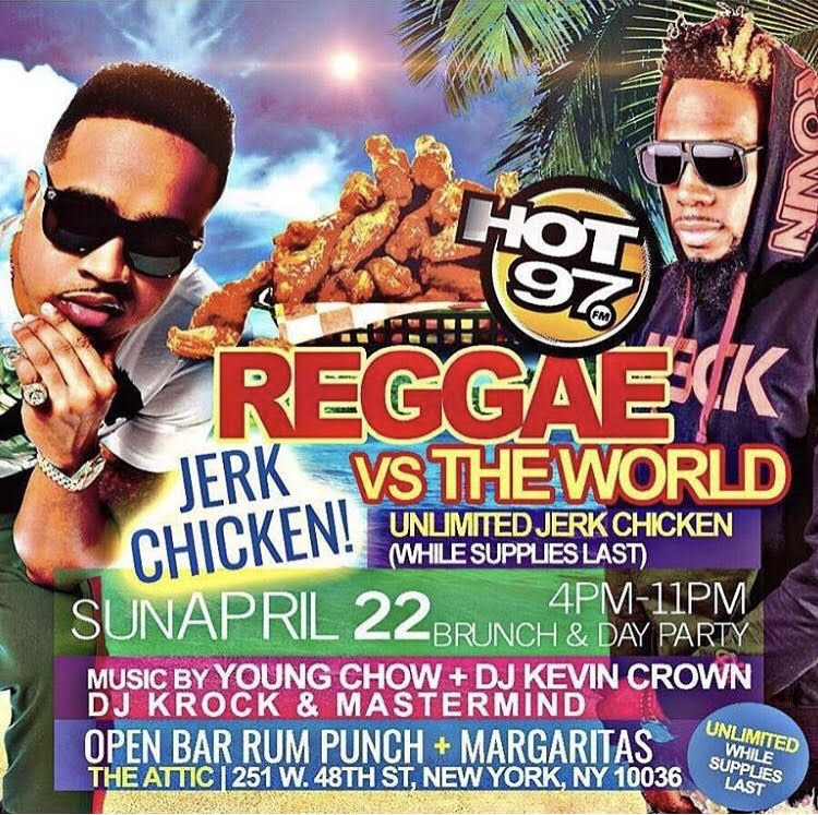 JERK CHICKEN - UNLIMITED OPEN BAR + UNLIMITED JERK CHICKEN