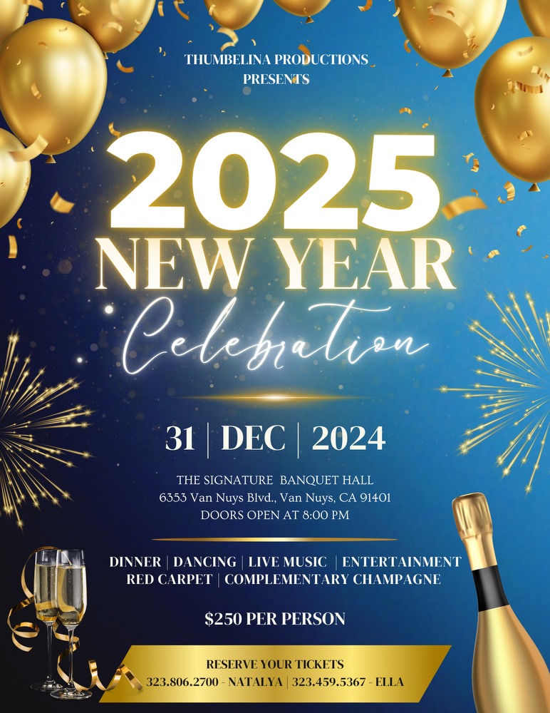 2025 New Year's  Eve Celebrations!