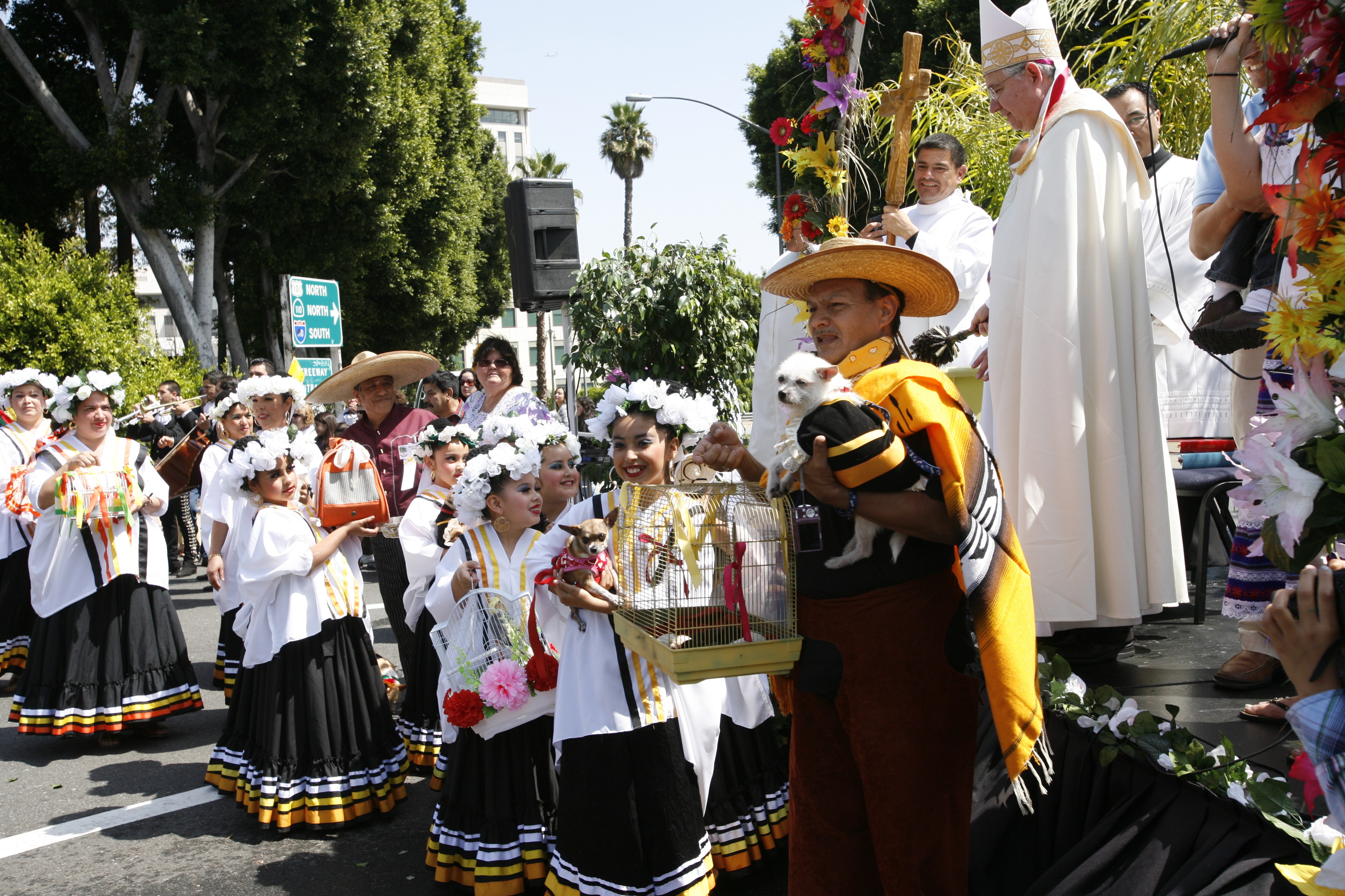 Historical Olvera Street Offers The Blessing Of The Animals
